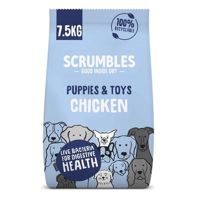 Scrumbles Welpen & Spielzeug Hühnchen Trockenfutter für Hunde