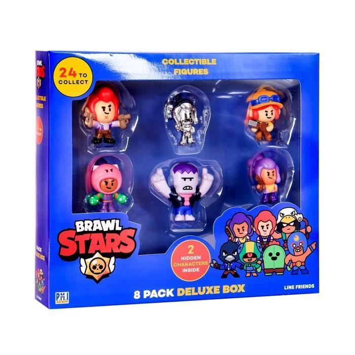 Figurines à collectionner Brawl Stars - P.M.I - BRW2070 - 24 figurines - 8 figurines incluses
