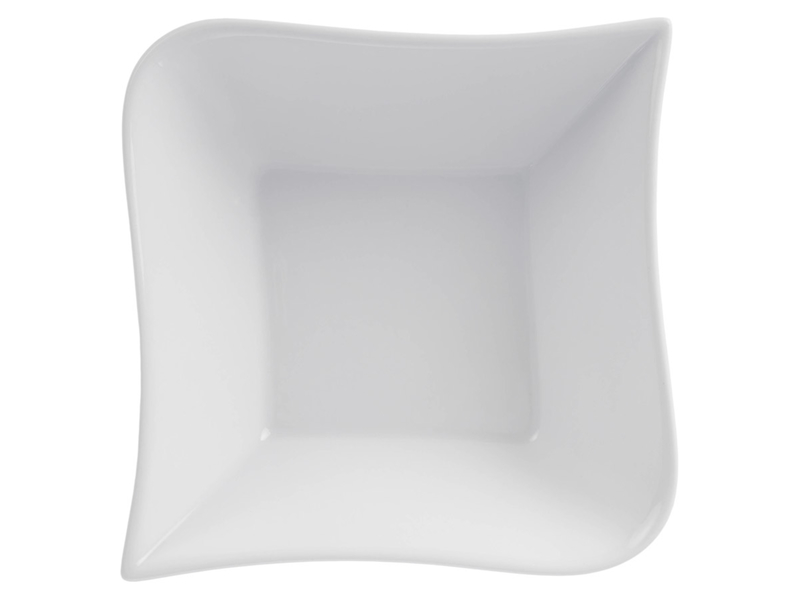 Salaterka Fala porcelanowa 500 ml biała