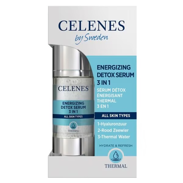 Celenes By Sweden 3-u-1 energizirajući detoks serum<br>30ml, za sve tipove kože