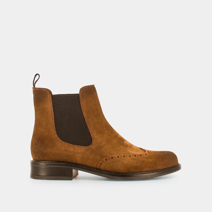 Boots plates  en croute camel