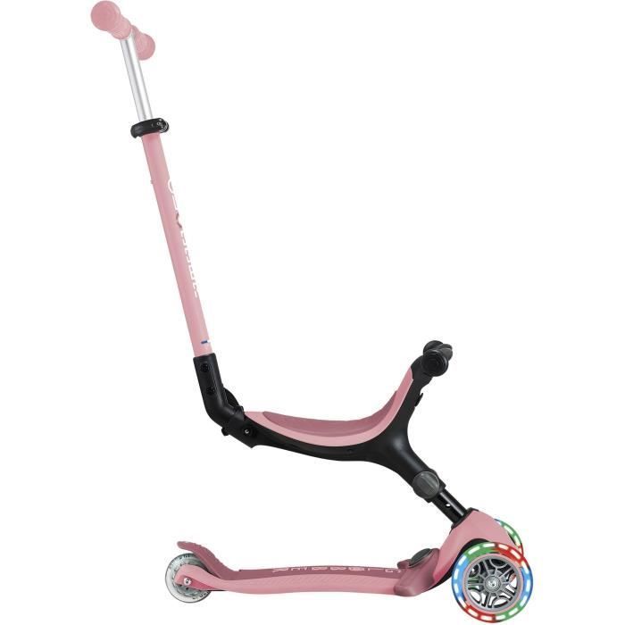 Globber - GO-UP ACTIVE LIGHTS Monopattino evolutivo - Rosa pastello