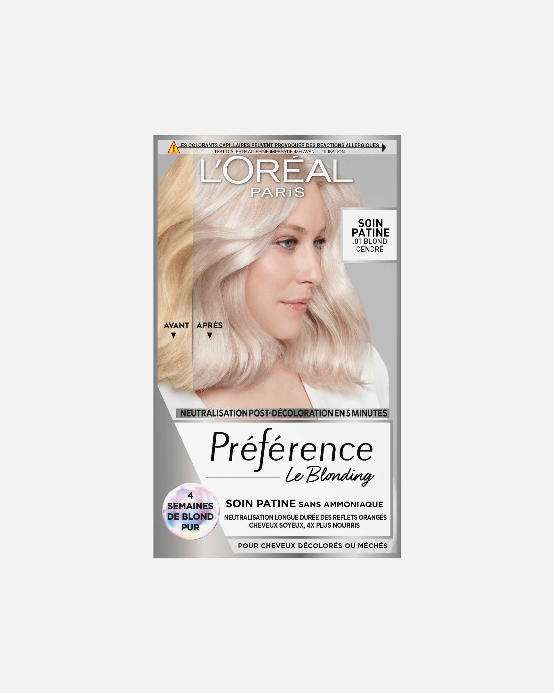 L’Oréal Paris Préférence Soin Patine Blond Cendré
