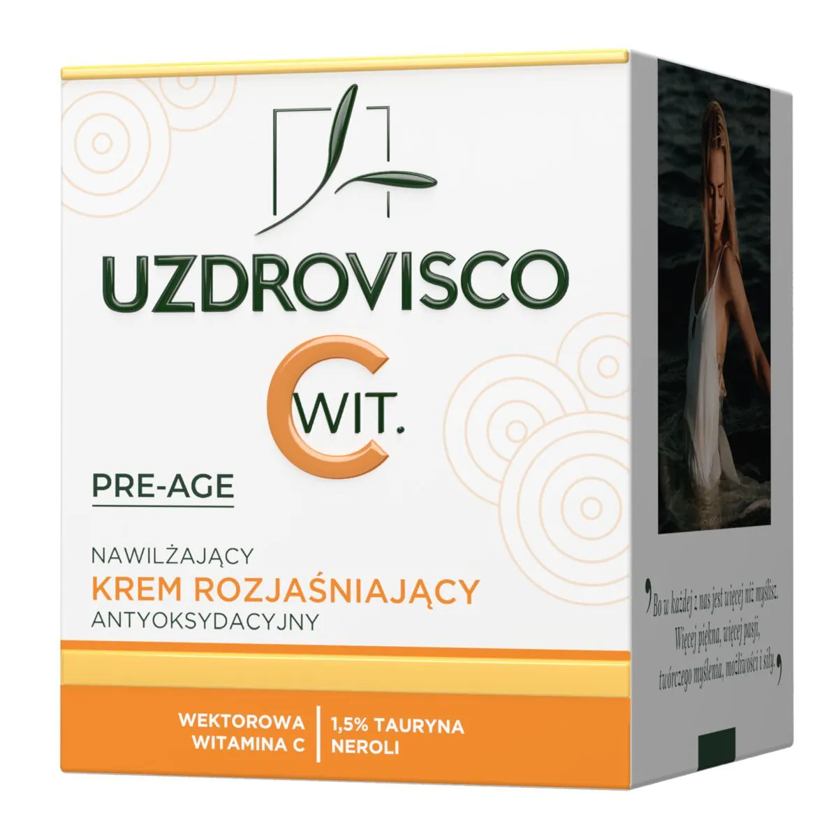 Uzdrovisco Pre-Age - Nawilżający krem rozjaśniający antyoksydacyjny 50ml