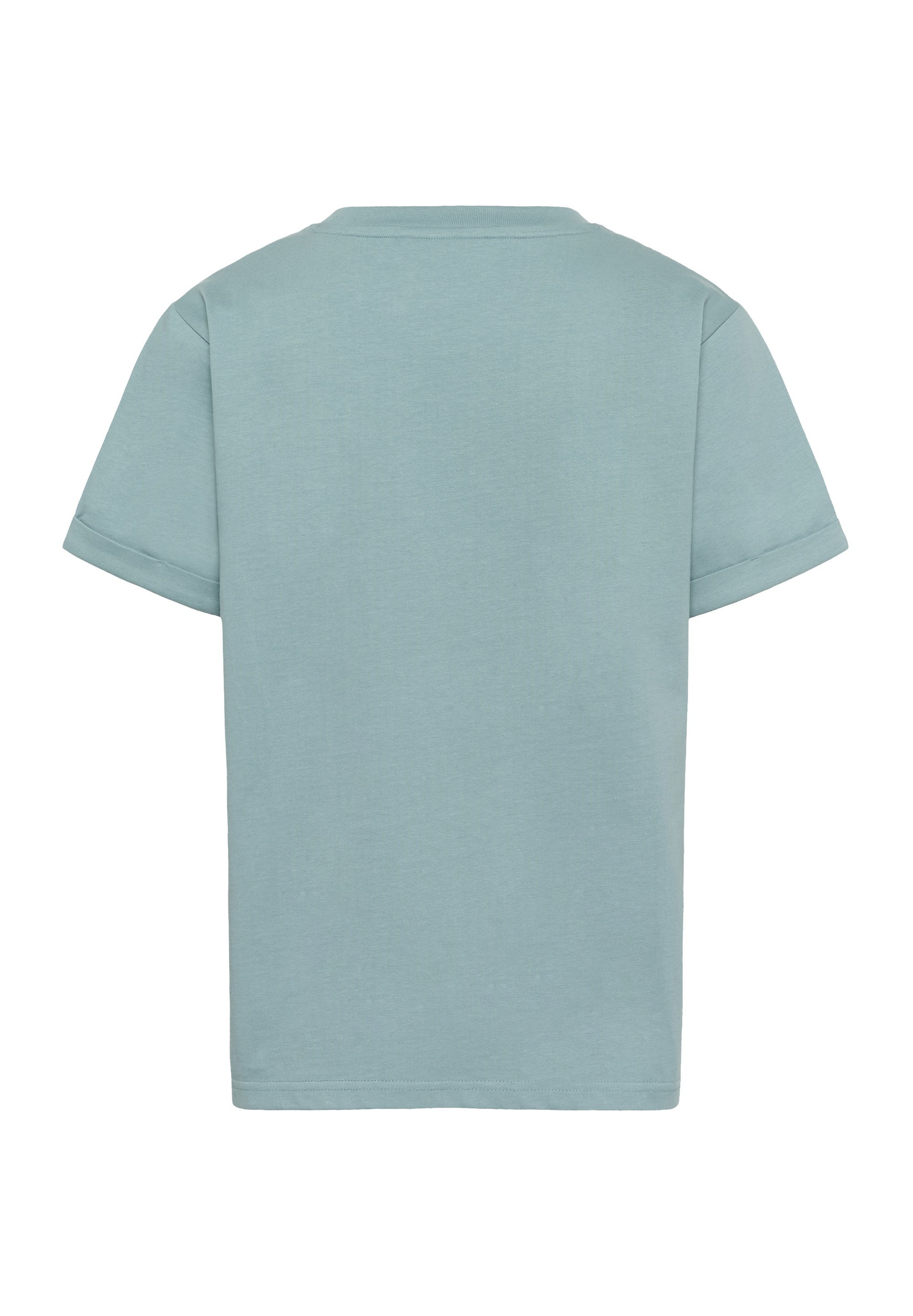 Kaffe KAEMILY - T-shirt met print - traliewerk met zilveren hart
