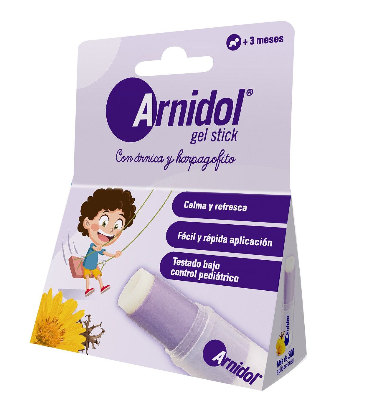 Arnikový gélový stick na ošetrenie po modrinách Lekárnička