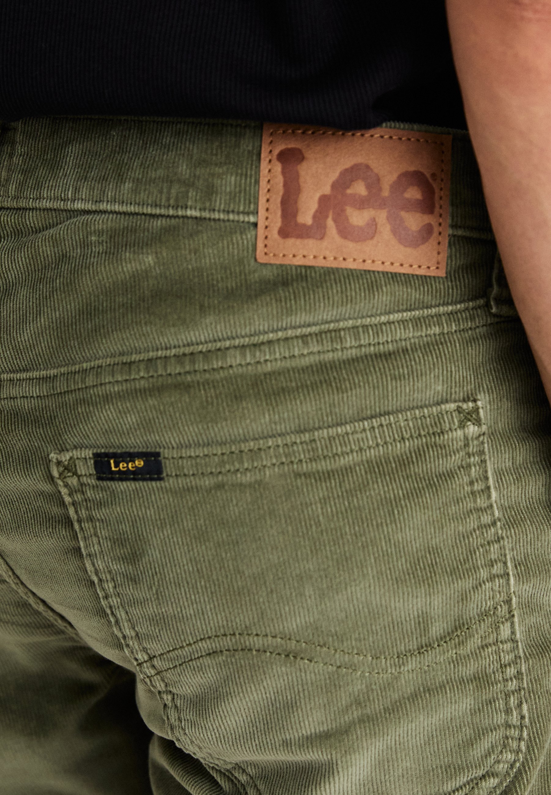 Pantalon Lee DAREN ZIP FLY - vert mercantile