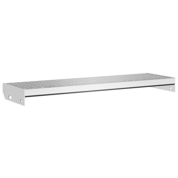 Escalera de listones - SALUTUYA - BD3389 - Acero galvanizado - Antideslizante - 80x24x7 cm