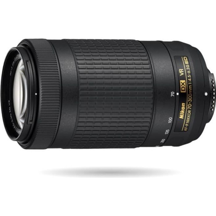 Obiettivo zoom medio - NIKON - AF-P DX NIKKOR 70-300mm f/4.5-6.3G ED VR - Stabilizzazione dell'immagine VR