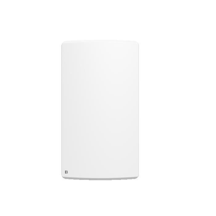 Radiador eléctrico fijo de inercia seca cerámica BESTHERM ARIA de 1500 W - Vertical, blanco