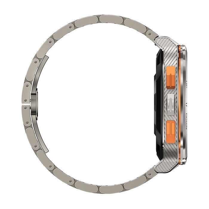 Relógio inteligente KOSPET M3 Ultra para homens, relógio esportivo com GPS, rastreador de atividades 5ATM 480mAh, compatível com Android, iOS, Samsung e iPhone, prata, 2 pulseiras.