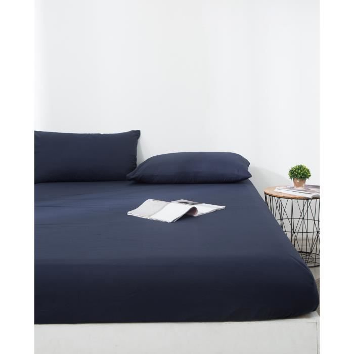 Coprimaterasso 160x200-30cm | Impermeabile e traspirante | Morbido e silenzioso | Blu