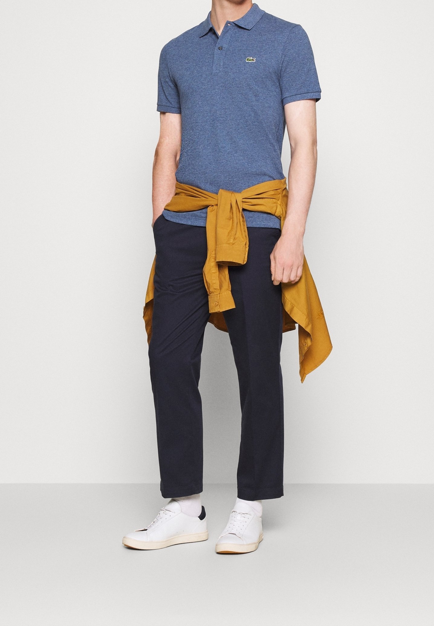 Polo Lacoste - blu screziato