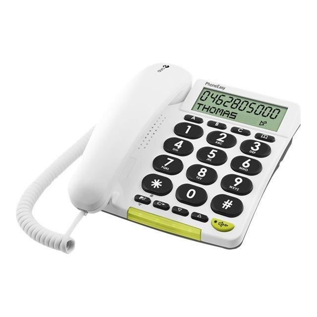 Teléfono con cable DORO 312 cs con botones grandes