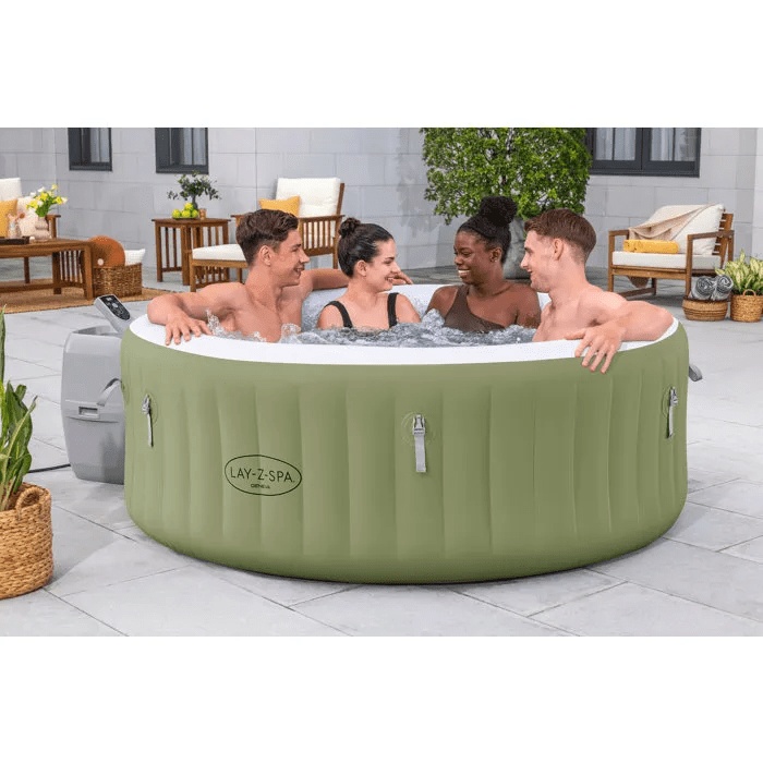 Bañera de hidromasaje hinchable redonda Lay-Z-Spa® ACAPULCO Airjet™ de 175 x 66 cm + aspiradora Aquascan