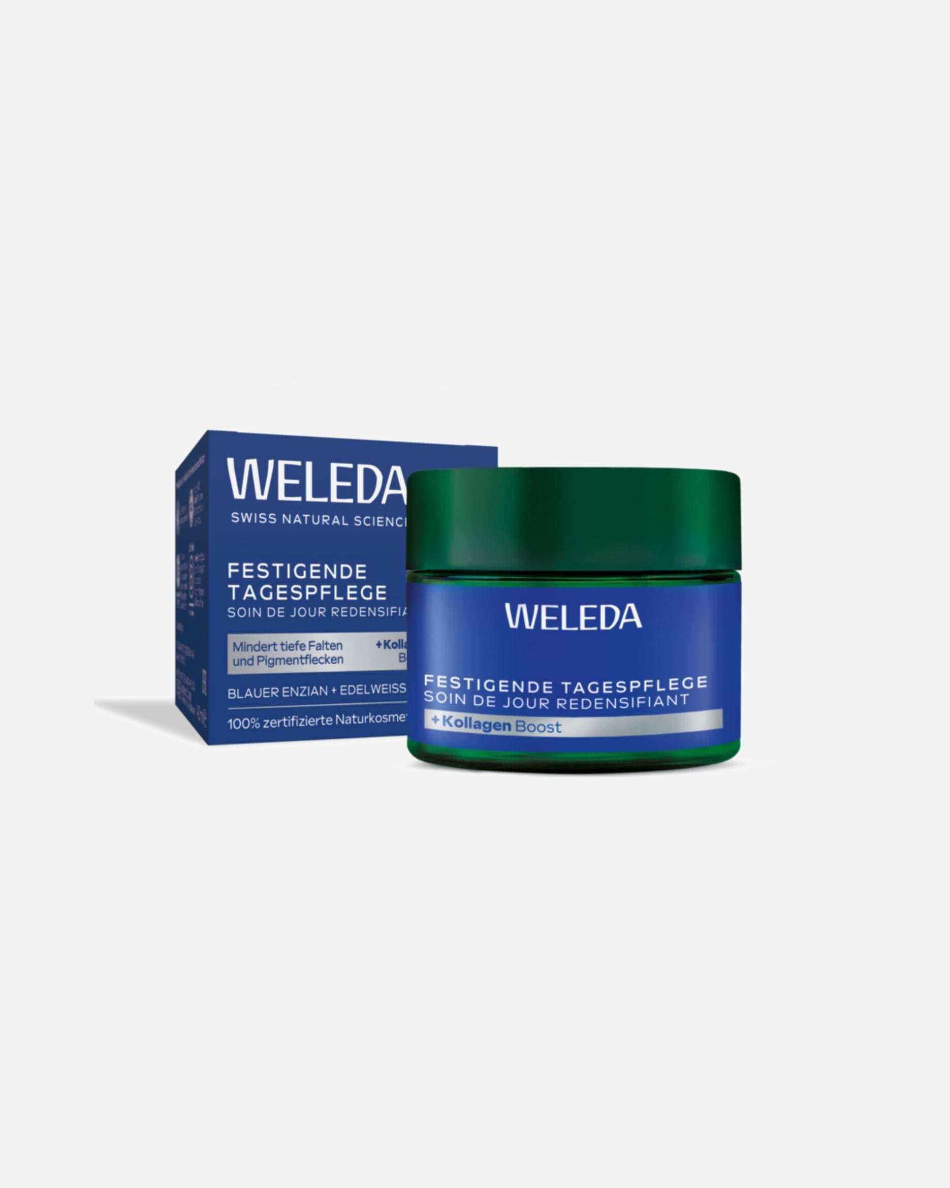 Weleda dnevna krema za učvrstitev kože z modrim encijanom in planiko - 40 ml