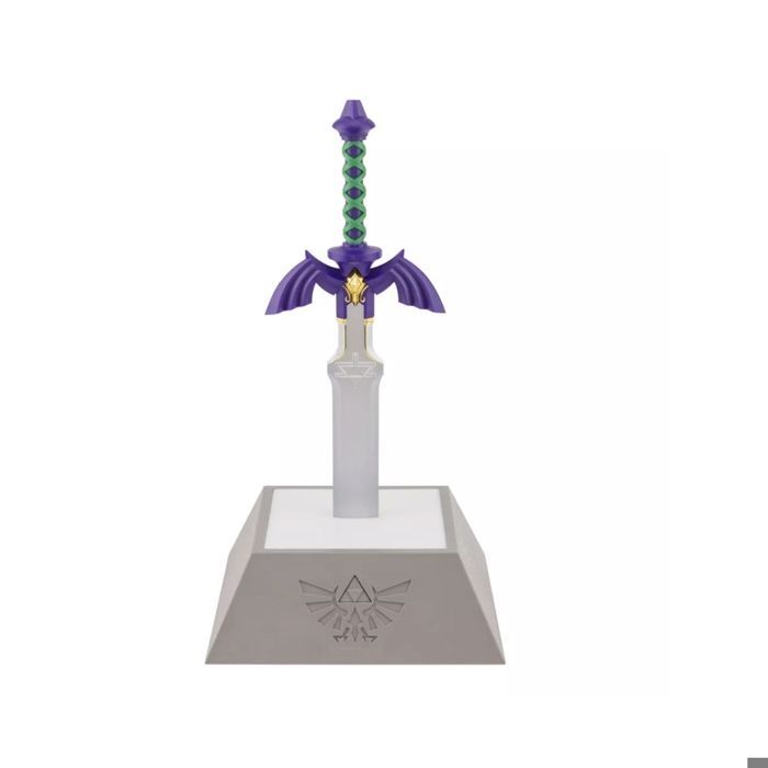 Lámpara de mesa - PALADONE - Mini Espada Maestra - LED - Plata/Morado - Lámpara decorativa con licencia oficial