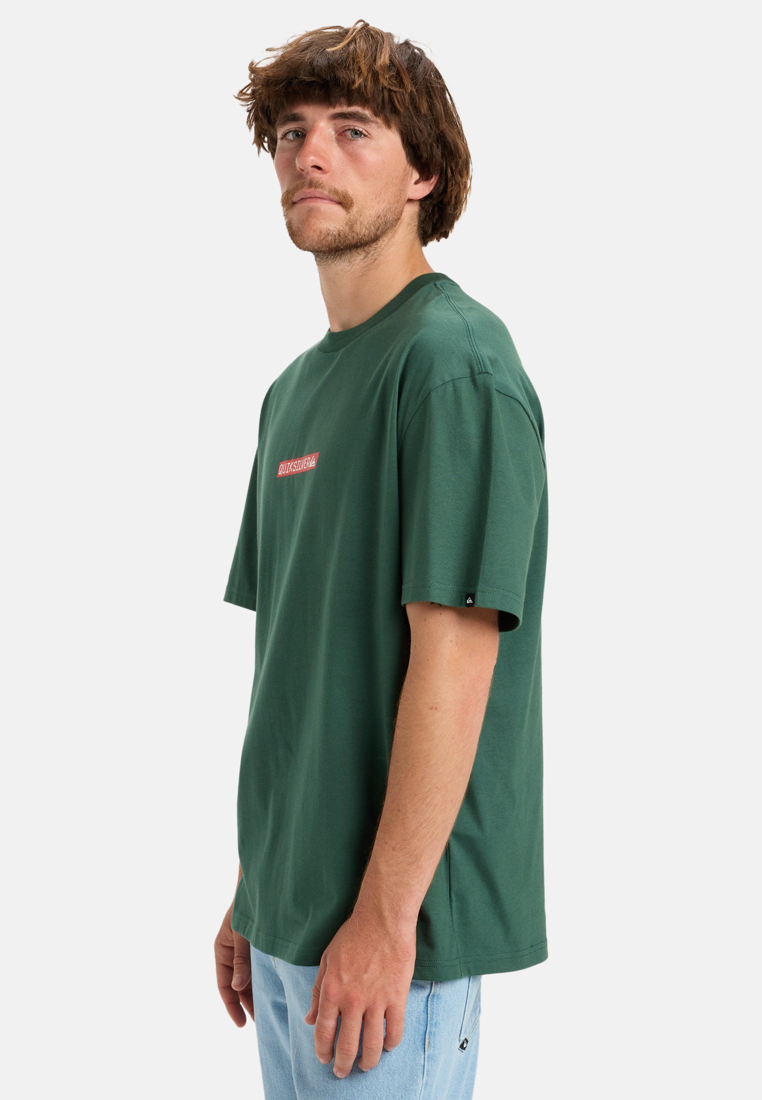 Camiseta Quiksilver DNA CLICKER - Estampa - verde trilha