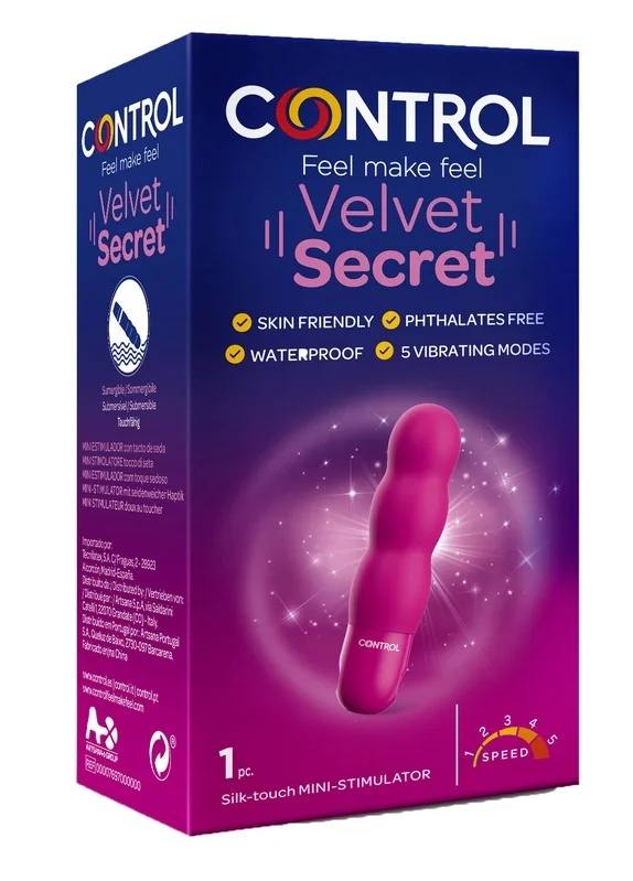 CONTROL Control Velvet Secret 1 Stück Vaginalstimulator
