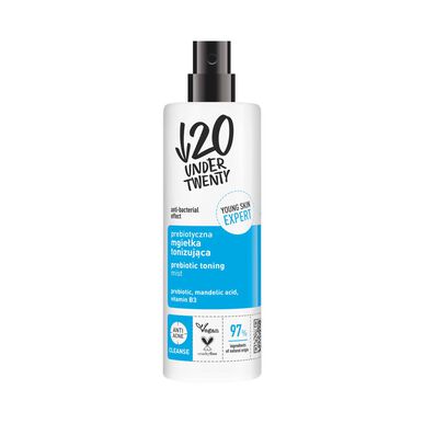 „Under Twenty“ prebiotinis tonikas, valomasis ir reguliuojantis tonikas, 200 ml.