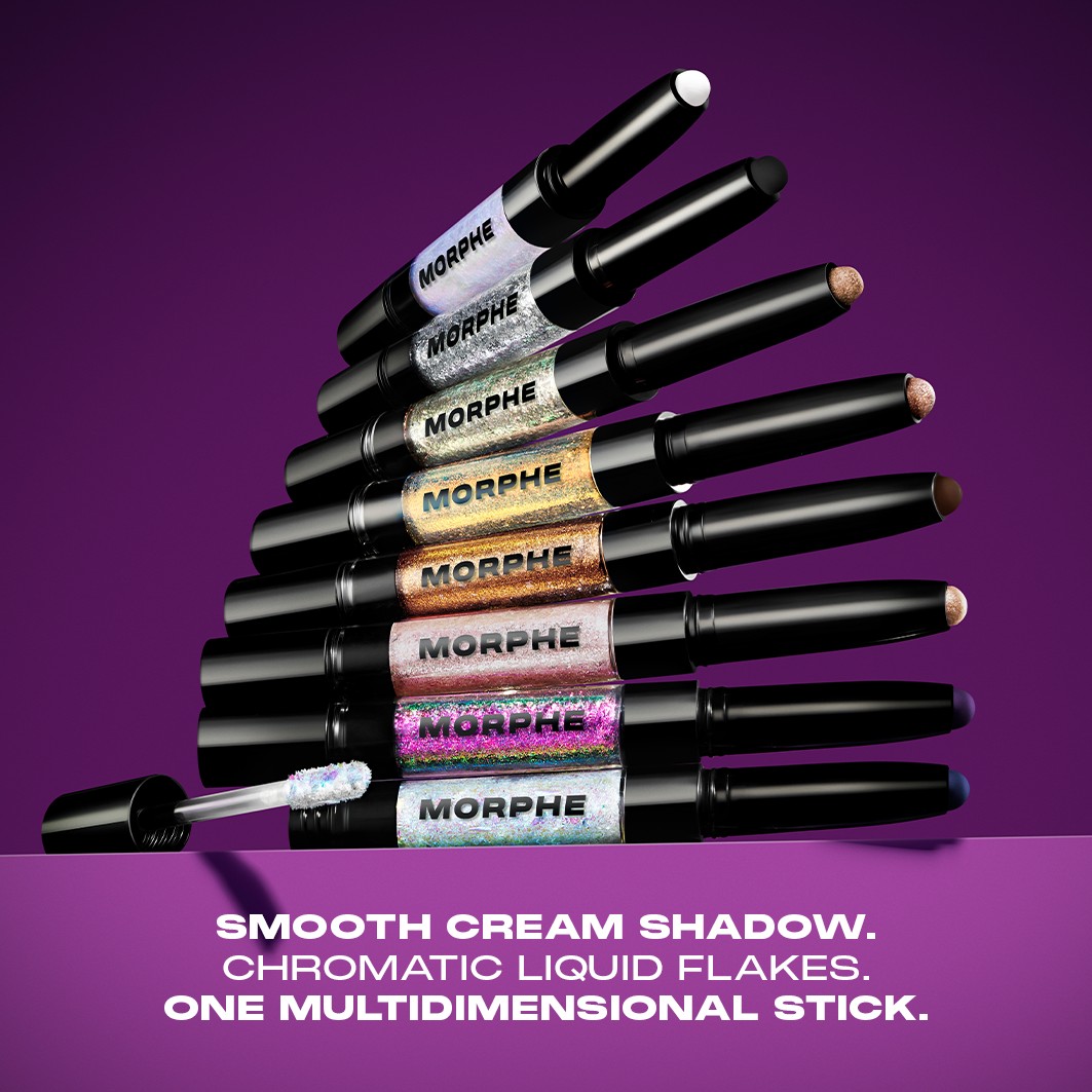 Fard à paupières Morphe MIXED SIGNALS en stick double embout crème et liquide - 8 g