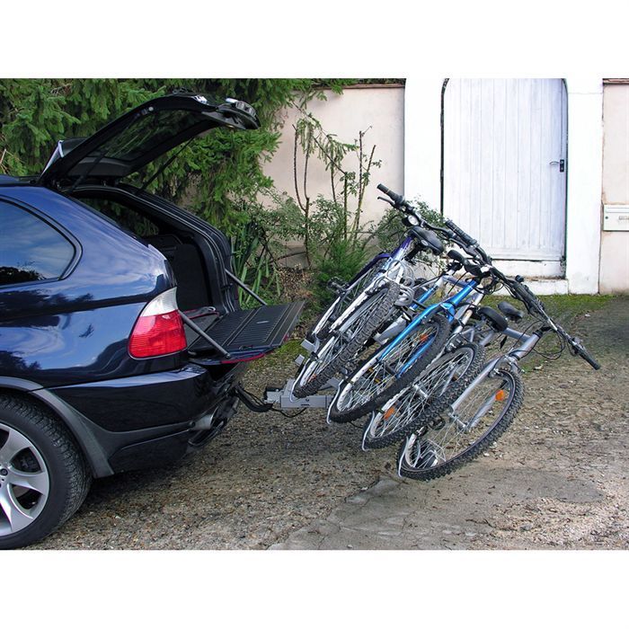 Porte-vélos sur attelage 4 vélos Eufab Luke