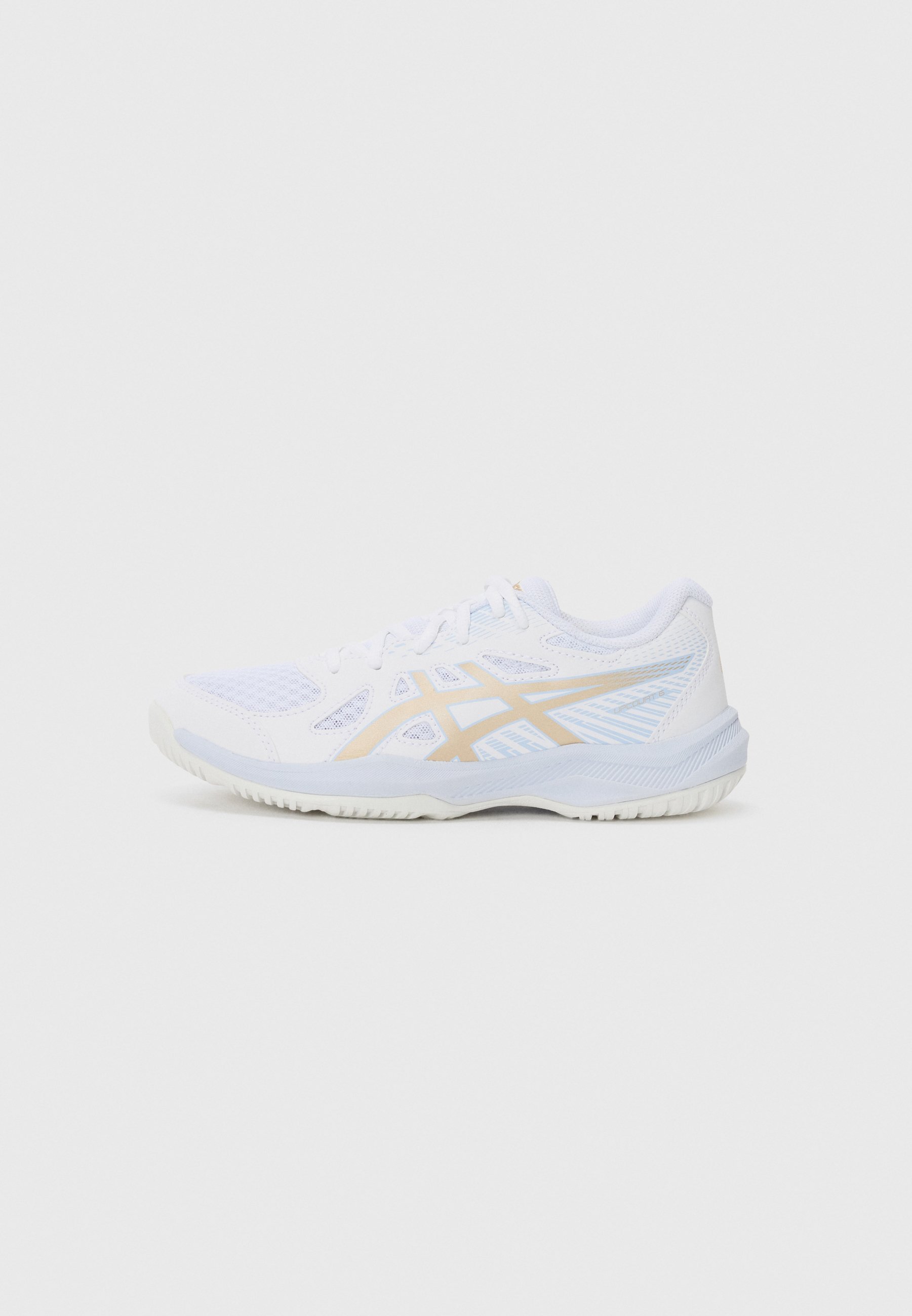 ASICS UPCOURT 6 UNISEX - Scarpe da pallamano - bianco/champagne