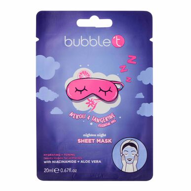 Bubble T fuktighetsgivende ansiktsmaske med neroli og mandarin 23 g