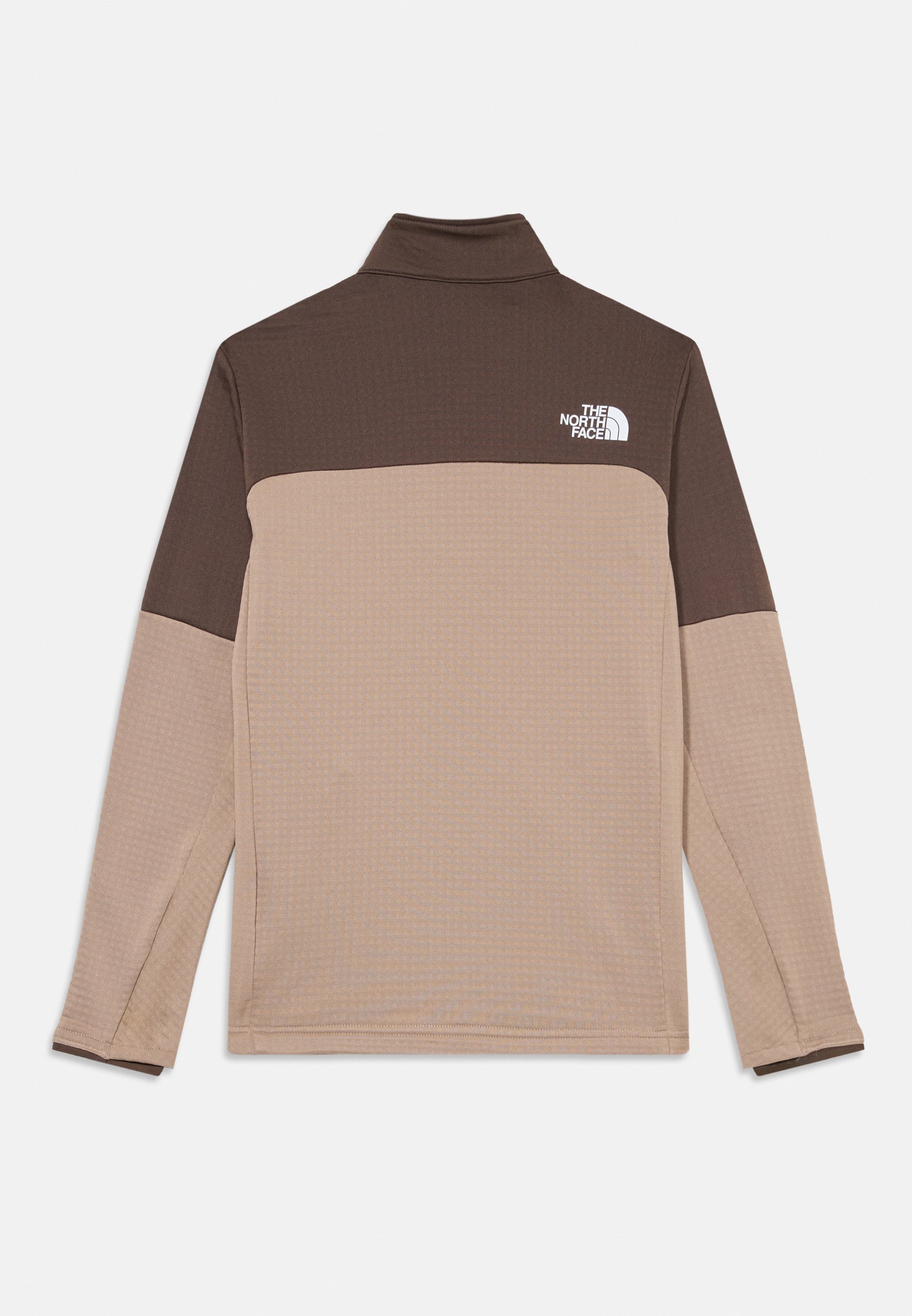 The North Face TEEN HIKE MIDLAYER UNISSEX - Moletom com zíper - cinza cogumelo/marrom esfumaçado