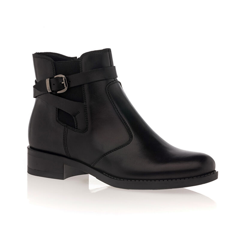 Schwarze Damenstiefel / Stiefeletten