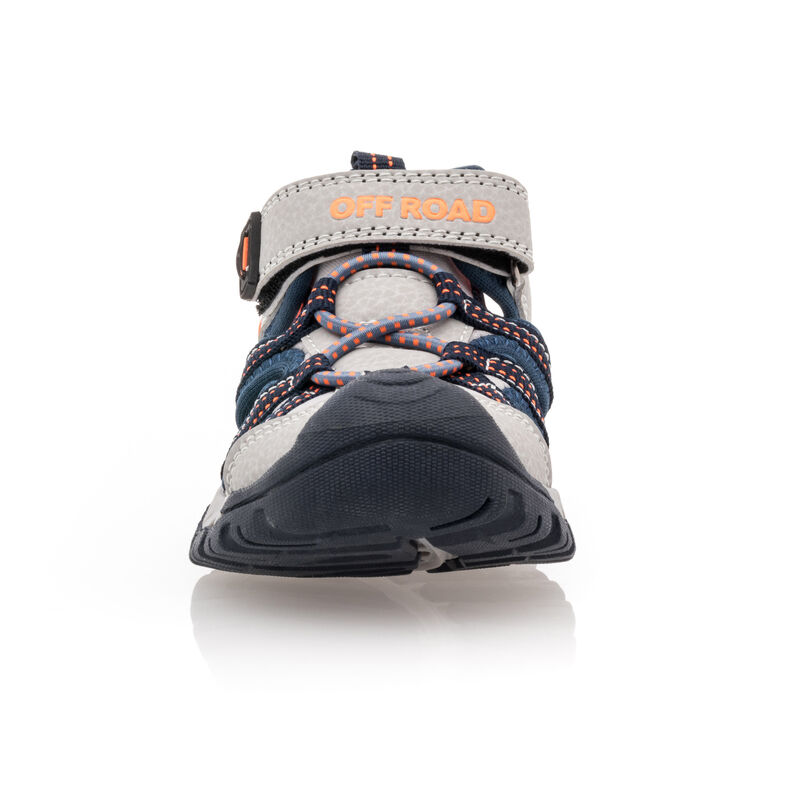 Sandalias grises para niño / Zapatos de punta abierta