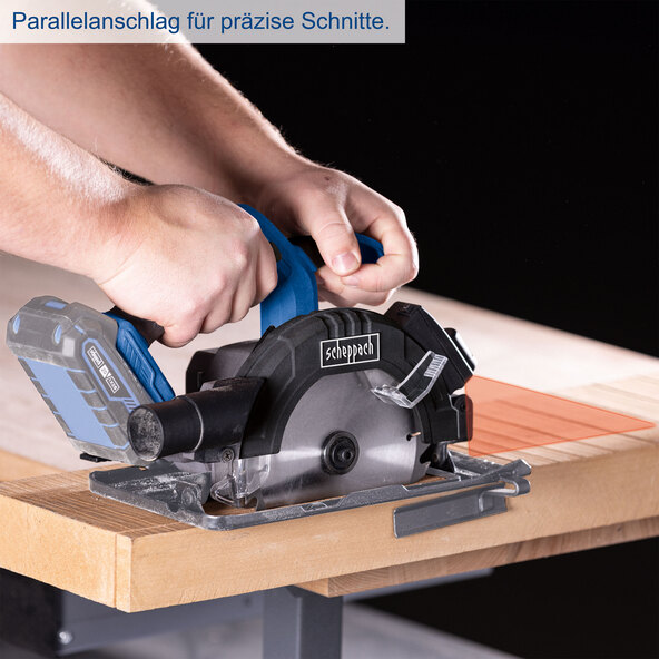 Draadloze cirkelzaag C-HCS-165-X, zonder accu en lader.