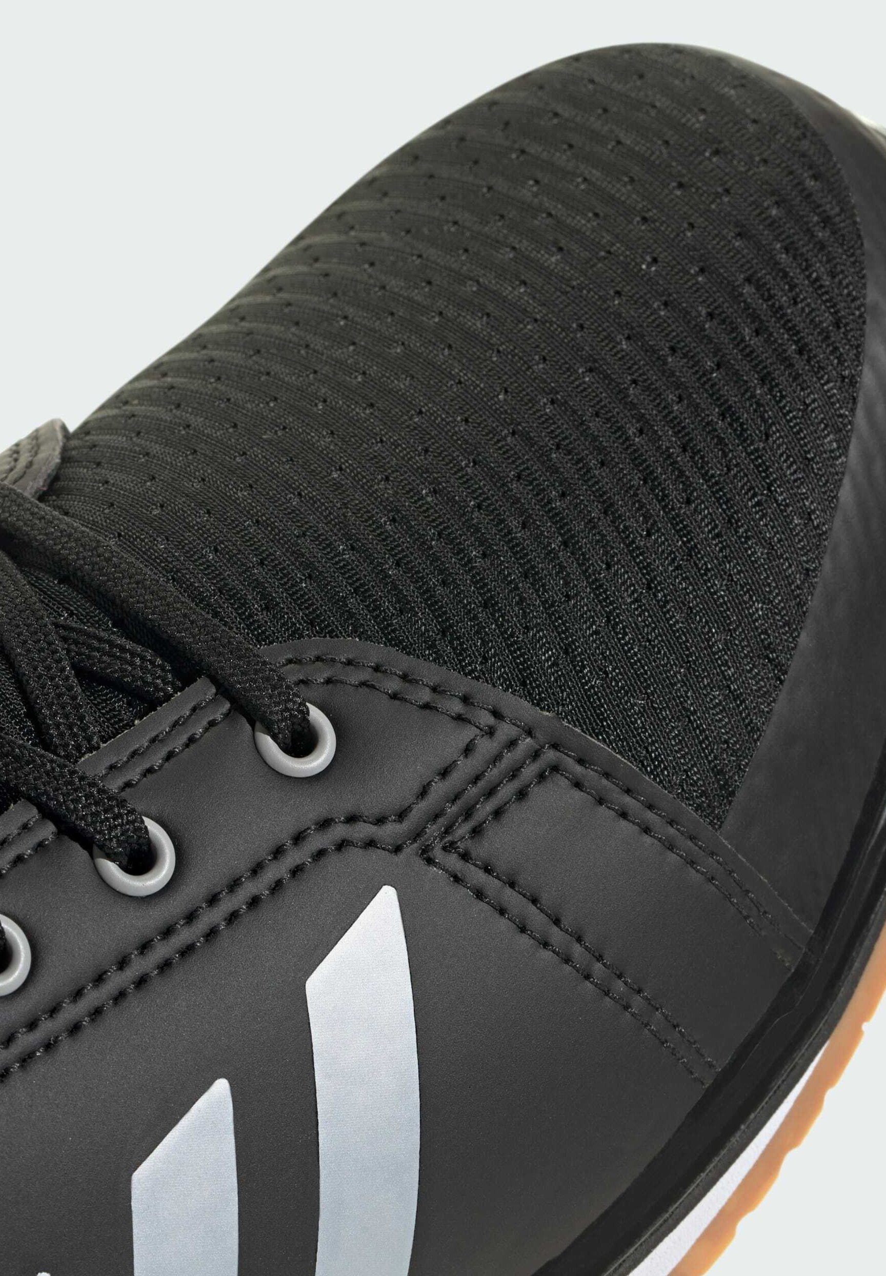 adidas Performance POWER PERFECT 3 HALTÉROPHILIE - Chaussures d'escalade - Noir métallisé gris anthracite