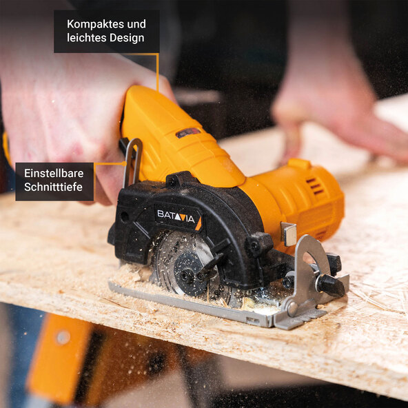 Akku-Handkreissäge 85 mm, ohne Akku und Ladegerät
