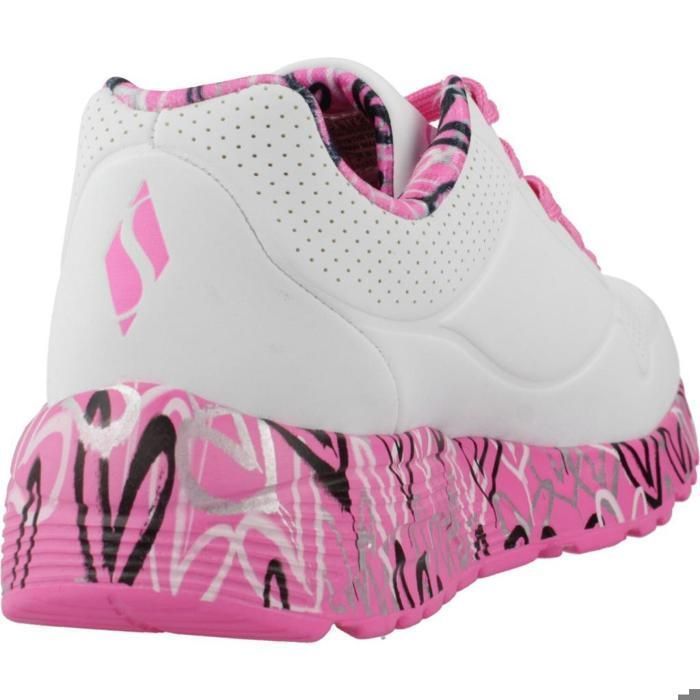 Baskets - SKECHERS - Uno Lite - Enfant (Fille) - Semelle mémoire Air-Cooled - Amorti absorbant les chocs