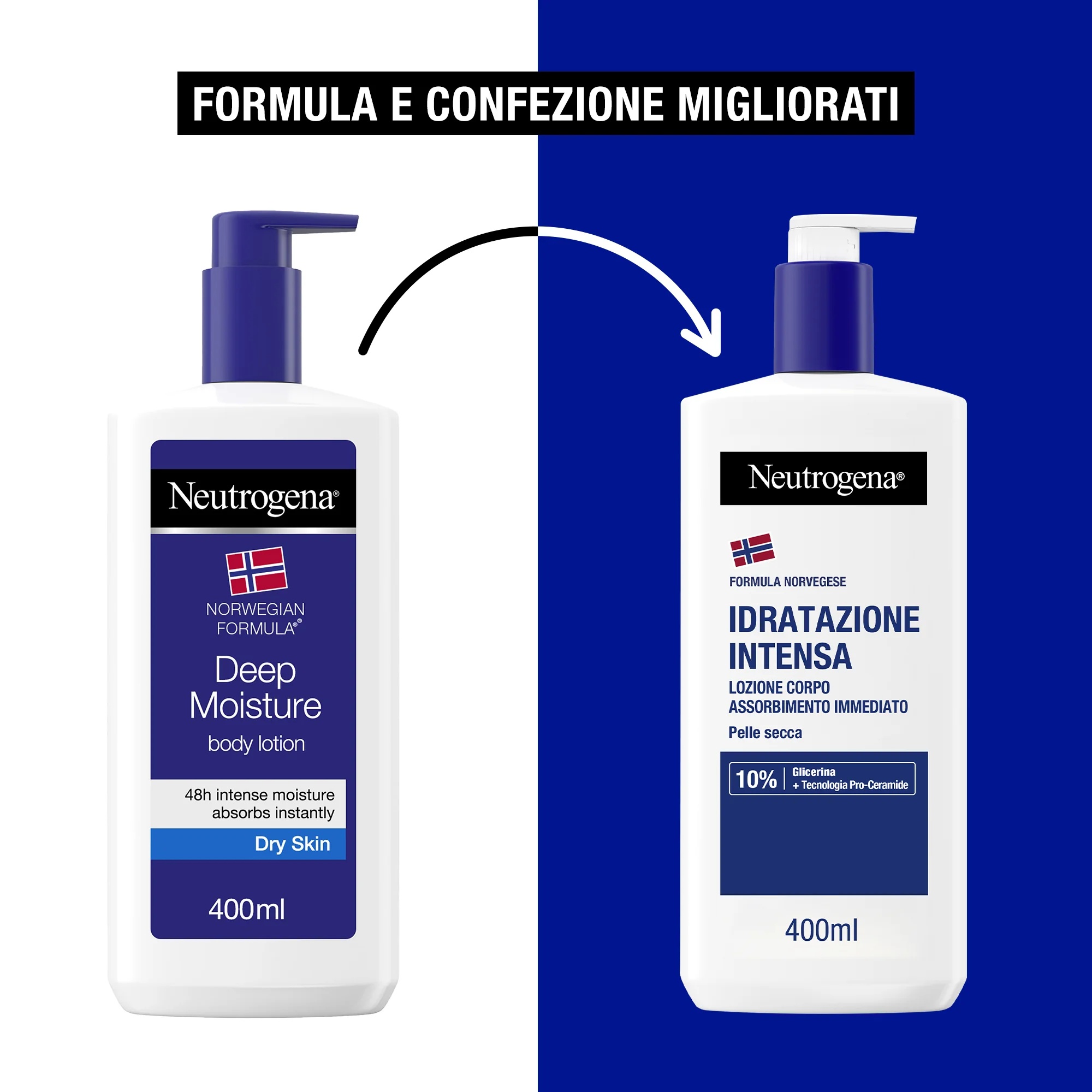 NEUTROGENA Crème Fluide Corps Neutrogena 400 ml Hydratation de la peau