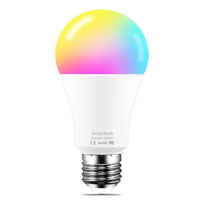 E27 bayonet smart bulb, 9W dimmable LED bulb (white and color), no hub required