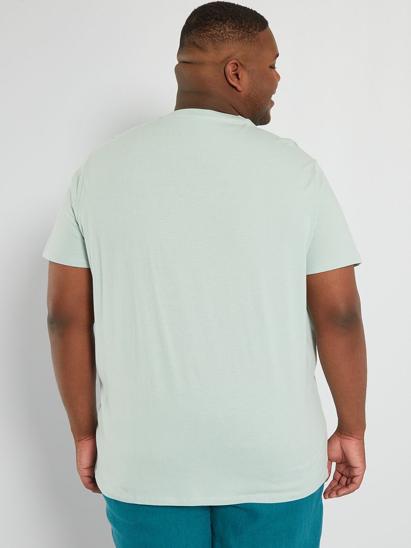 Camiseta 100% algodão - azul