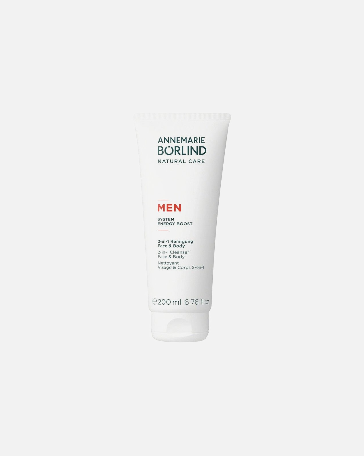 Gel nettoyant visage et corps ANNEMARIE BÖRLIND MEN SYSTEM ENERGY BOOST - 200 ml