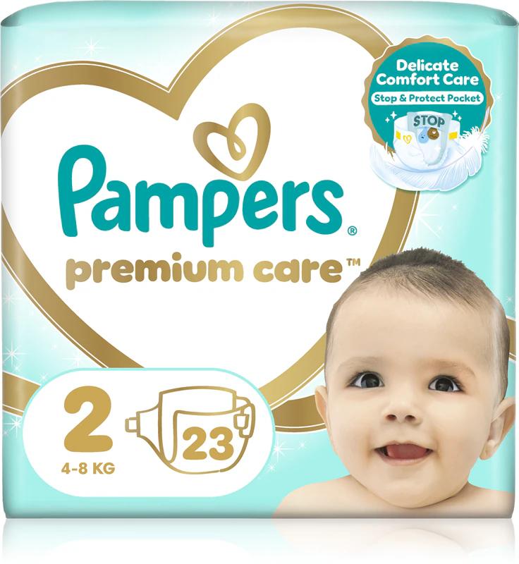Jednorazové plienky Pampers Premium Care veľkosť 2