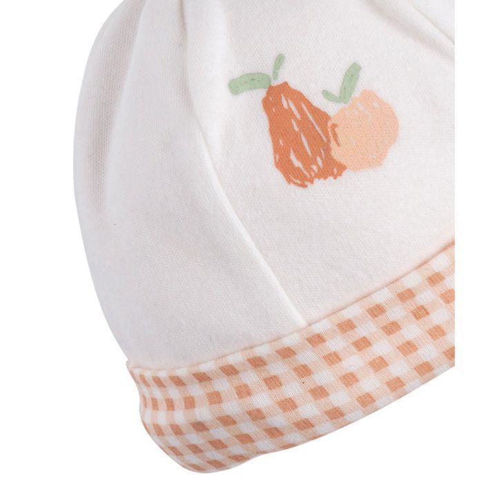 Conjunto de gorro y manoplas de algodón para bebé - BOTANICA