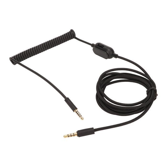 Cavo per cuffie a spirale SURENHAP da 3,5 mm maschio a 3,5 mm maschio, cavo audio a spirale per videoproiettore.