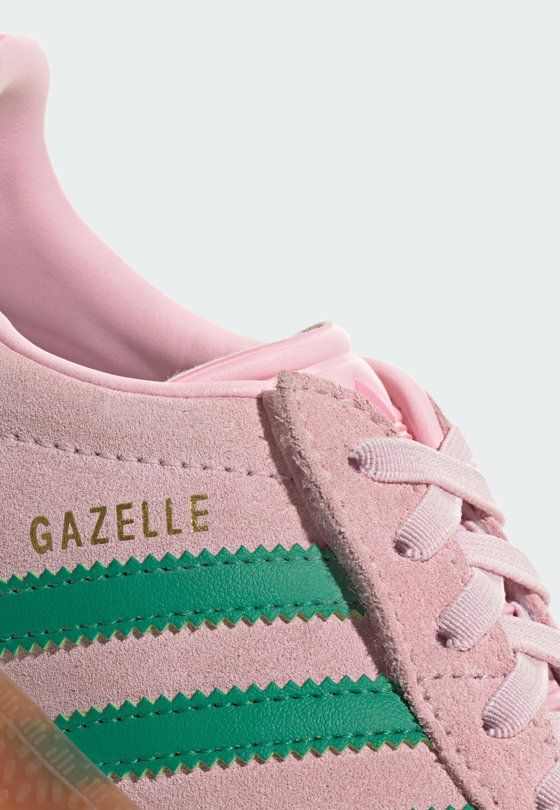 adidas Originals GAZELLE - Joggesko - clear pink court green bliss pink