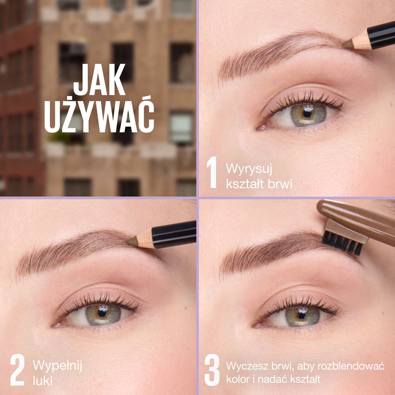 Maybelline New York Quick Shaper Precision tužka na obočí se štětečkem