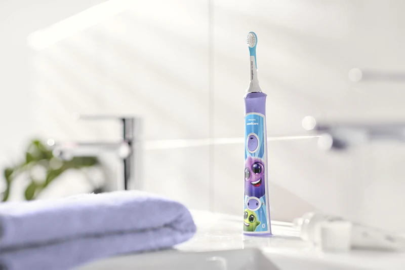Escova de dentes elétrica sônica Philips Sonicare For Kids 3+ HX6322/12 para crianças