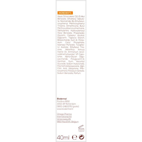 Biodermal Anti Age SPF30 krema za sunčanje za lice 40ml