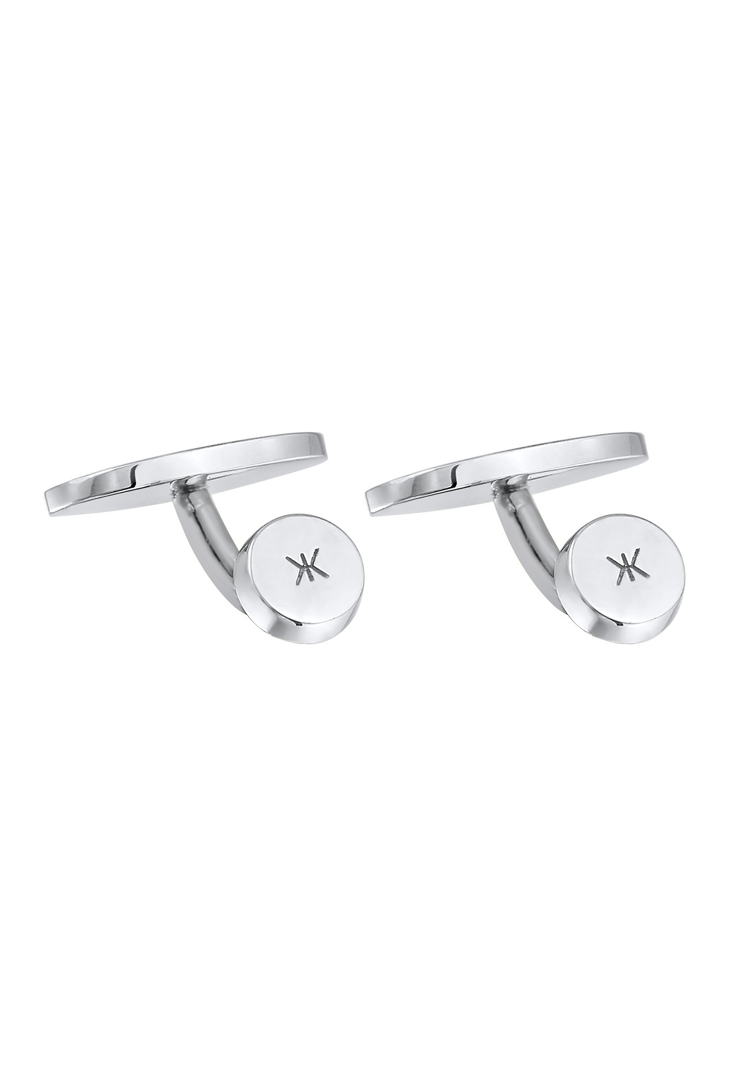 KUZZOI Hommes Ovale Elégant en argent sterling 925
