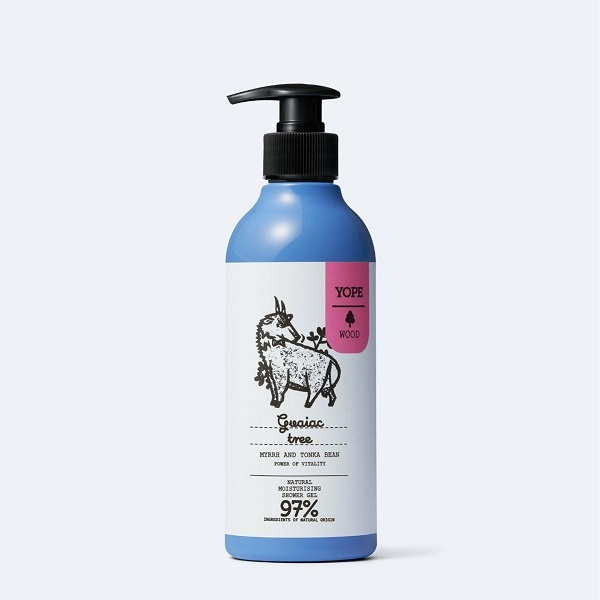 Gel de Banho Yope Guaiac Tree, Mirra e Fava Tonka 400ml | Masculino | Superdrug
