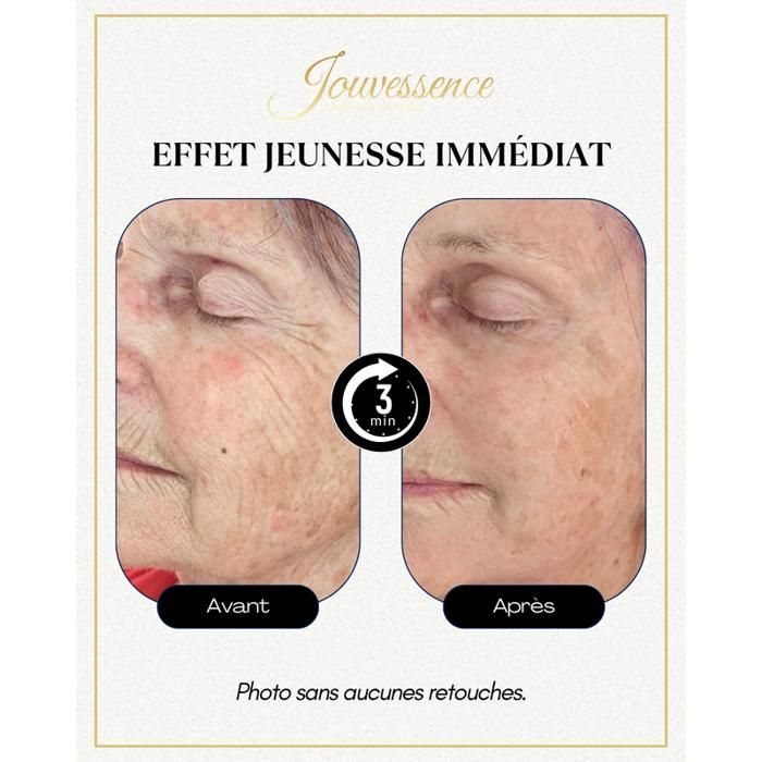 JOUVESSENCE Instant Anti-Wrinkle Serum – Kiinteyttävä vaikutus 3 minuutissa – Silottaa ryppyjä ja turvotusta – Kestää 10 tuntia – Kollageeni – Kasvot ja silmänympärysiho 15ml