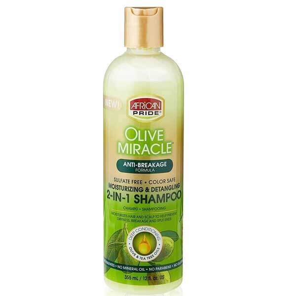 Șampon și balsam African Pride Olive Miracle 2 în 1